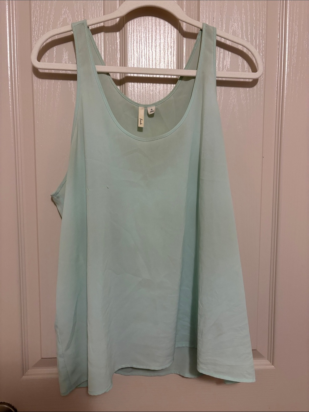 Frenchi Mint Scoop Neck Tank Top